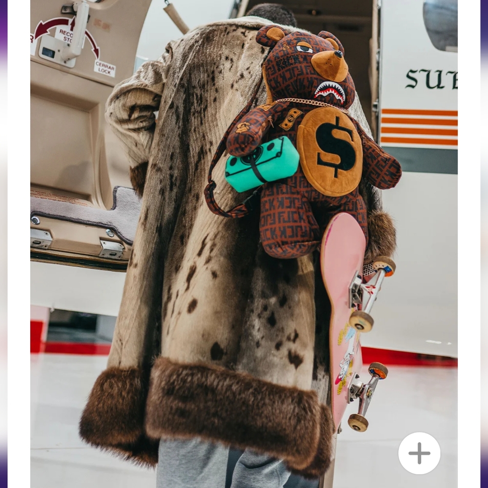 OFFENDED MONEYBEAR TEDDYBEAR BACKPACK By Sprayground - Picture 5 of 6